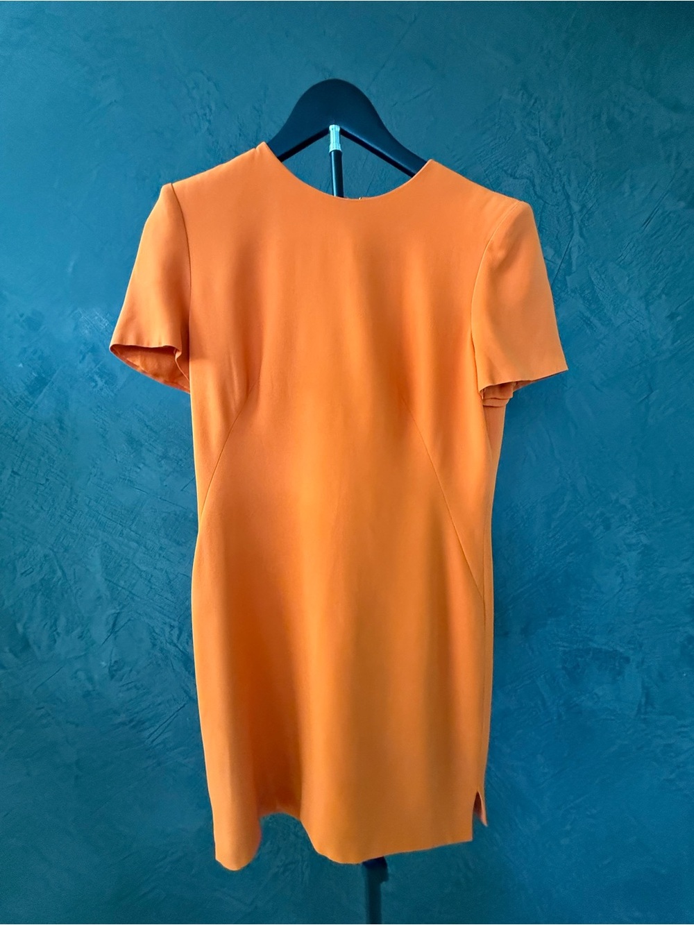 EUC Alexander McQueen Orange Short-Sleeve Mini Dress 42/6